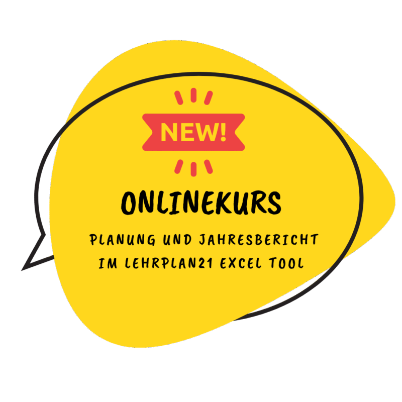 Onlinekurs Lehrplan21 Excel Tool
